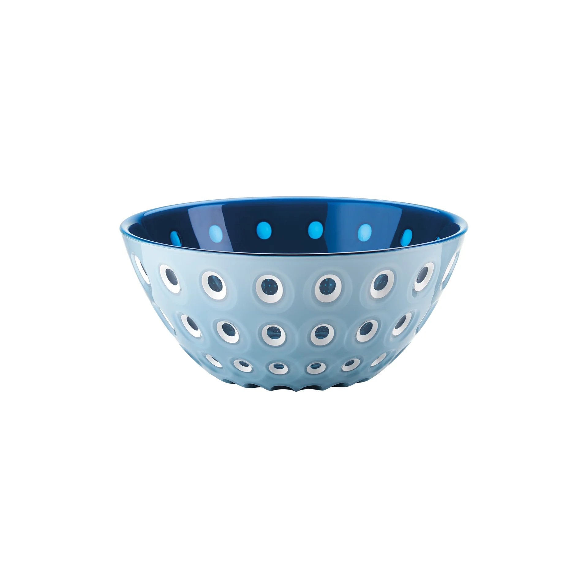 Guzzini Le Murrine, Bowl Light Blue Medium size (7.8 Inches diam).