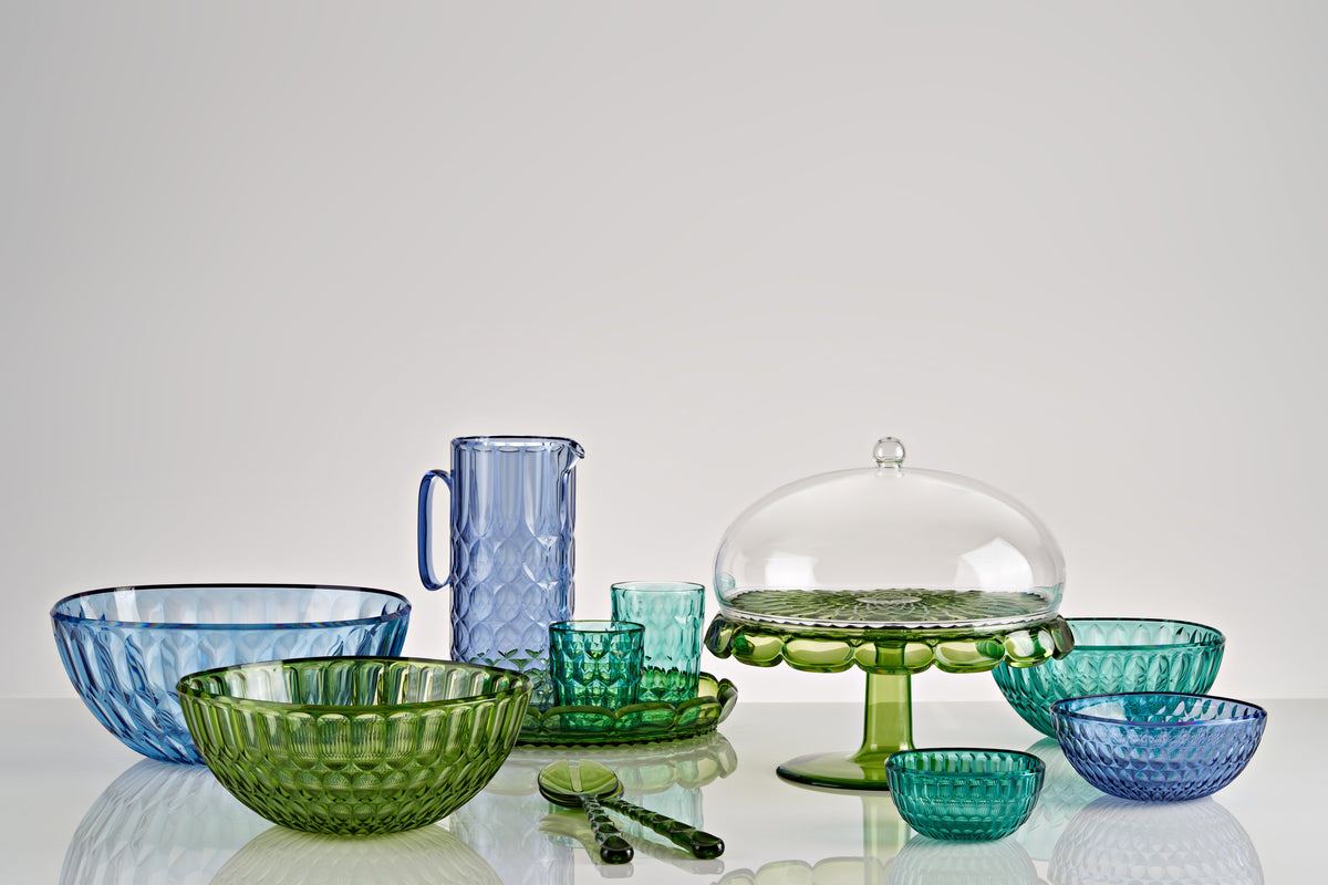 Vanity Stackable Serving Bowl | Water Lily Green 9.8"