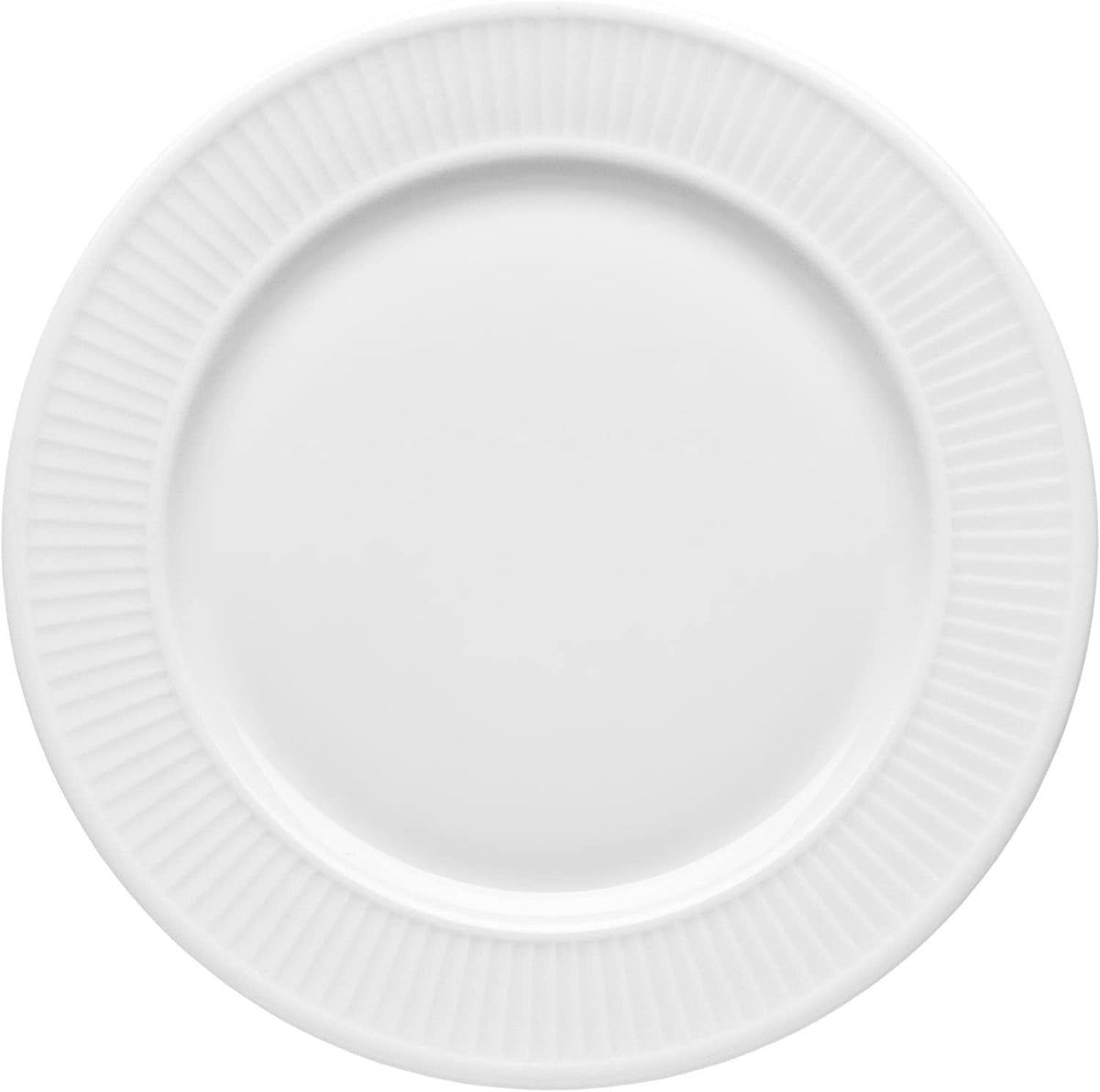 Pillivuyt Plisse White Porcelain Dinner Plate | 11"D