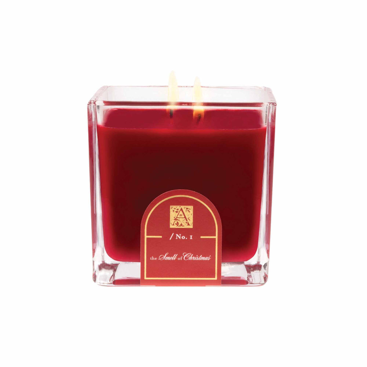 Glass Cube Scented Candle | The Smell of Christmas