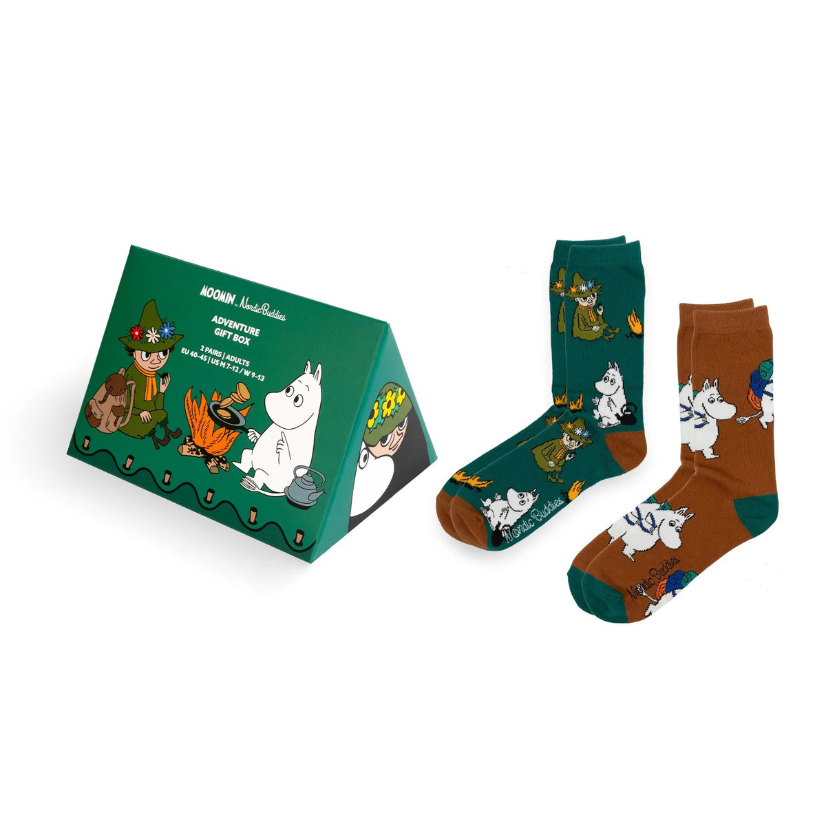 Moomin, Adventure Socks Men 2-Pack Gift Box Unisex (EU 40-45/ US 7-12)