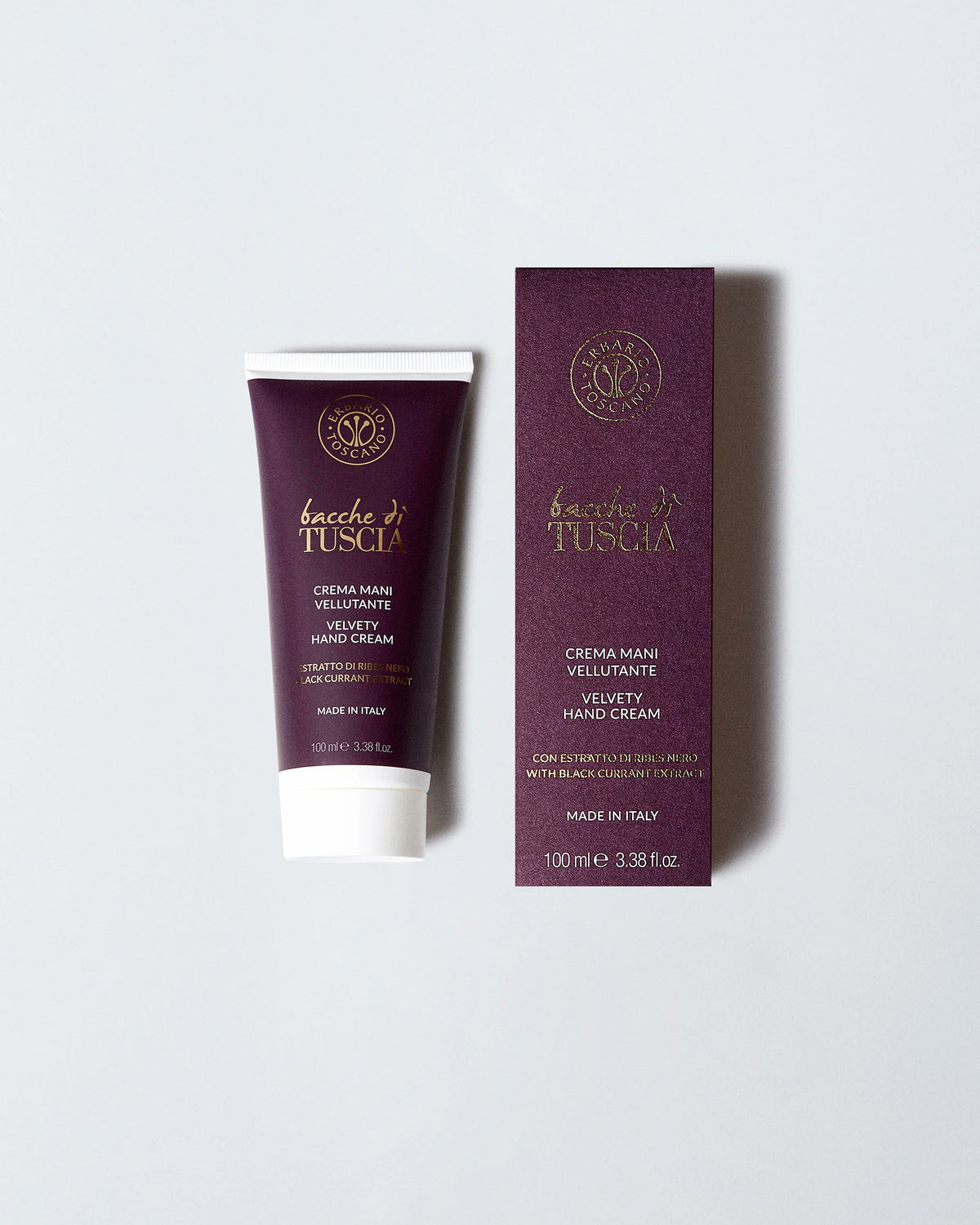 Erbario Toscano Bacche di Tuscia Hand Cream | Blackcurrant & Shea Butter 100ml