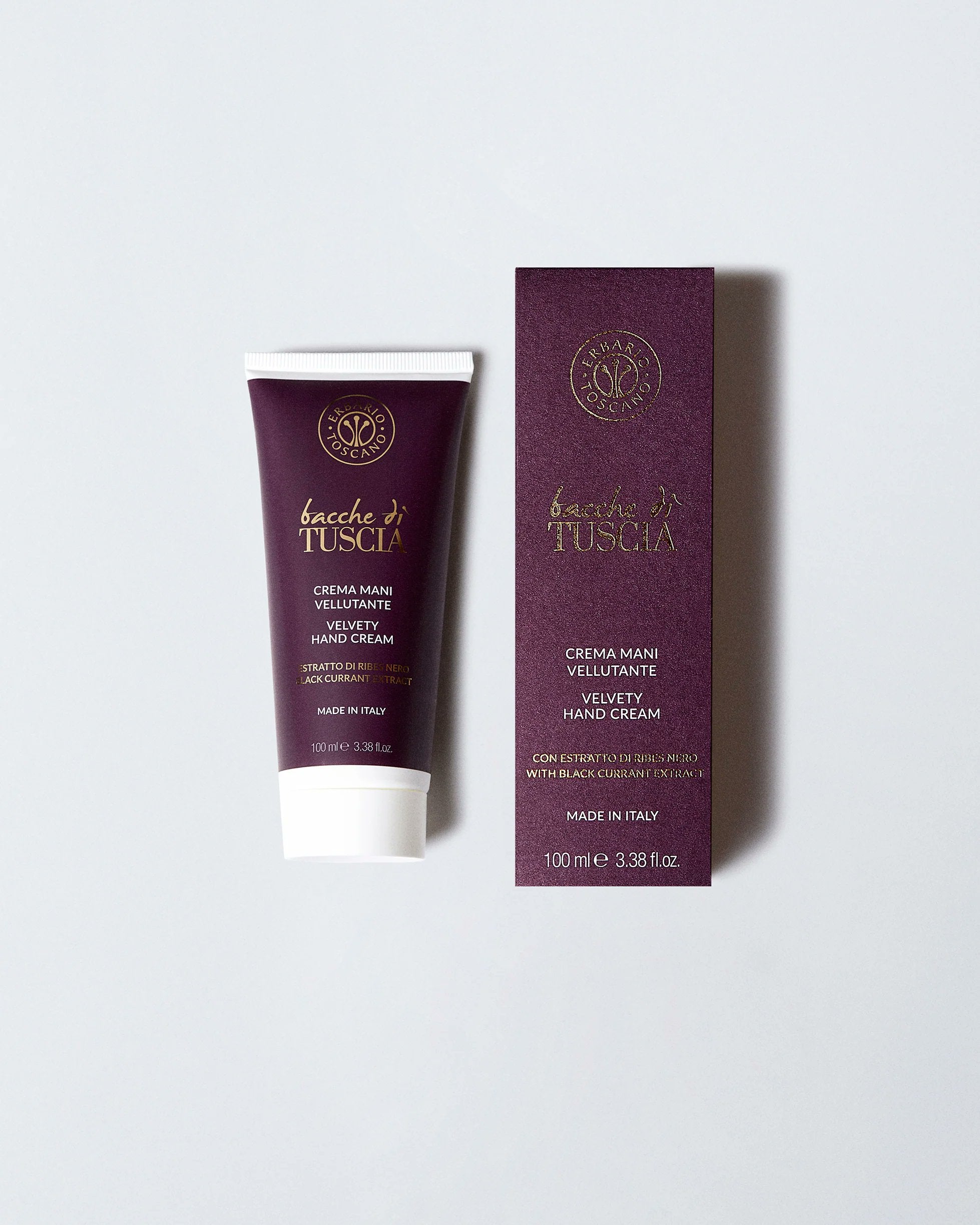 Erbario Toscano Bacche di Tuscia Hand Cream | Blackcurrant & Shea Butter 100ml