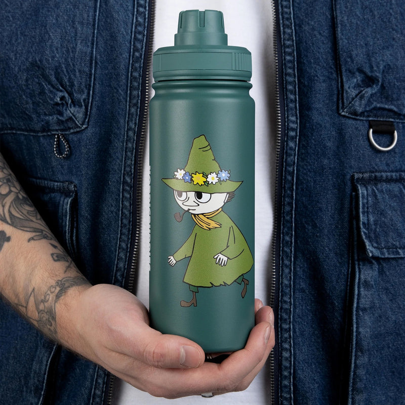 Snufkin Moomin Insulated Travel Bottle by Nordicbuddies – 550 ml