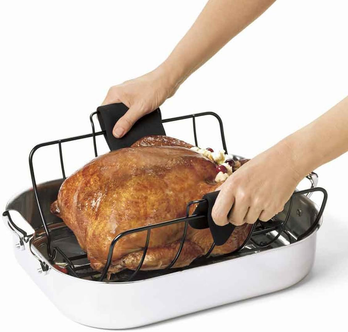 Cuisipro 746780 Roasting Rack, 16 IN, Stainless Steel