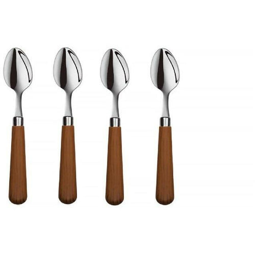 Quid Novi Corsica 4 Pcs Moka Spoon Set Medium Brown - Home Decors Gifts online | Fragrance, Drinkware, Kitchenware & more - Fina Tavola