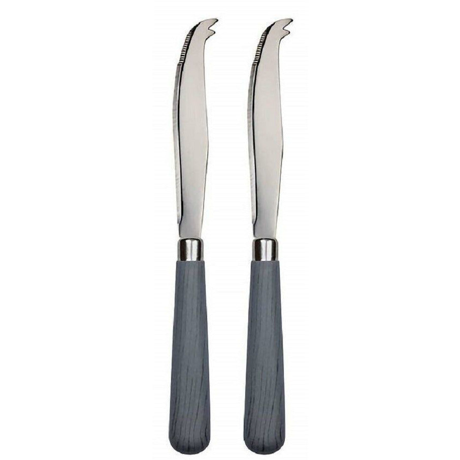 Quid Novi Corsica 2 Pcs Cheese Knife Set Grey - Home Decors Gifts online | Fragrance, Drinkware, Kitchenware & more - Fina Tavola