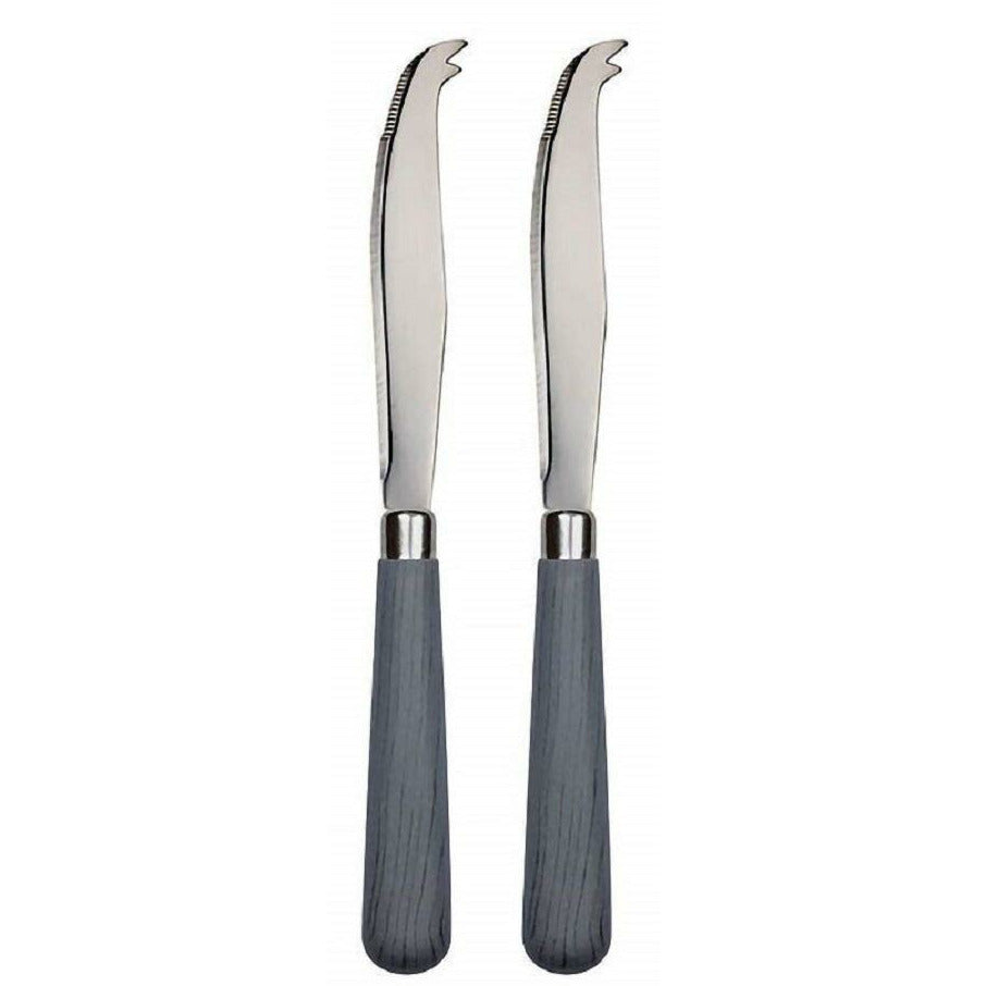 Quid Novi Corsica 2 Pcs Cheese Knife Set Grey - Home Decors Gifts online | Fragrance, Drinkware, Kitchenware & more - Fina Tavola