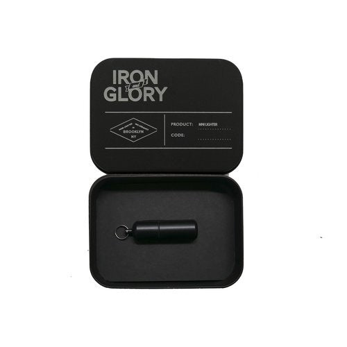 Iron and Glory Mini Lighter, Black - Home Decors Gifts online | Fragrance, Drinkware, Kitchenware & more - Fina Tavola