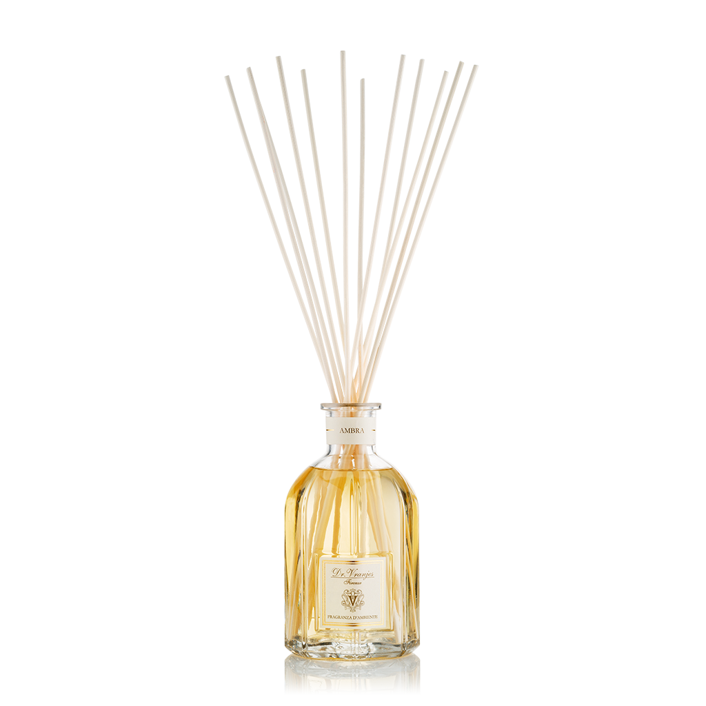 Dr. Vranjes Ambra diffuser with bamboo reeds styled