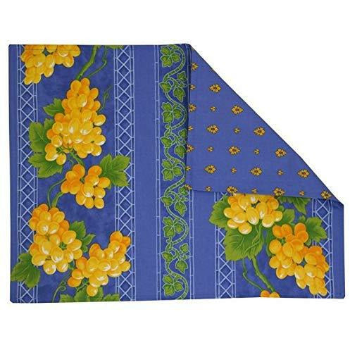 Grapes Blue Coated Reversible Placemats Set of 6 - Home Decors Gifts online | Fragrance, Drinkware, Kitchenware & more - Fina Tavola