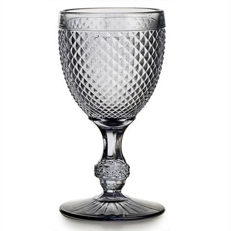 Bicos Grey Water Goblet (Set of 4) - Home Decors Gifts online | Fragrance, Drinkware, Kitchenware & more - Fina Tavola
