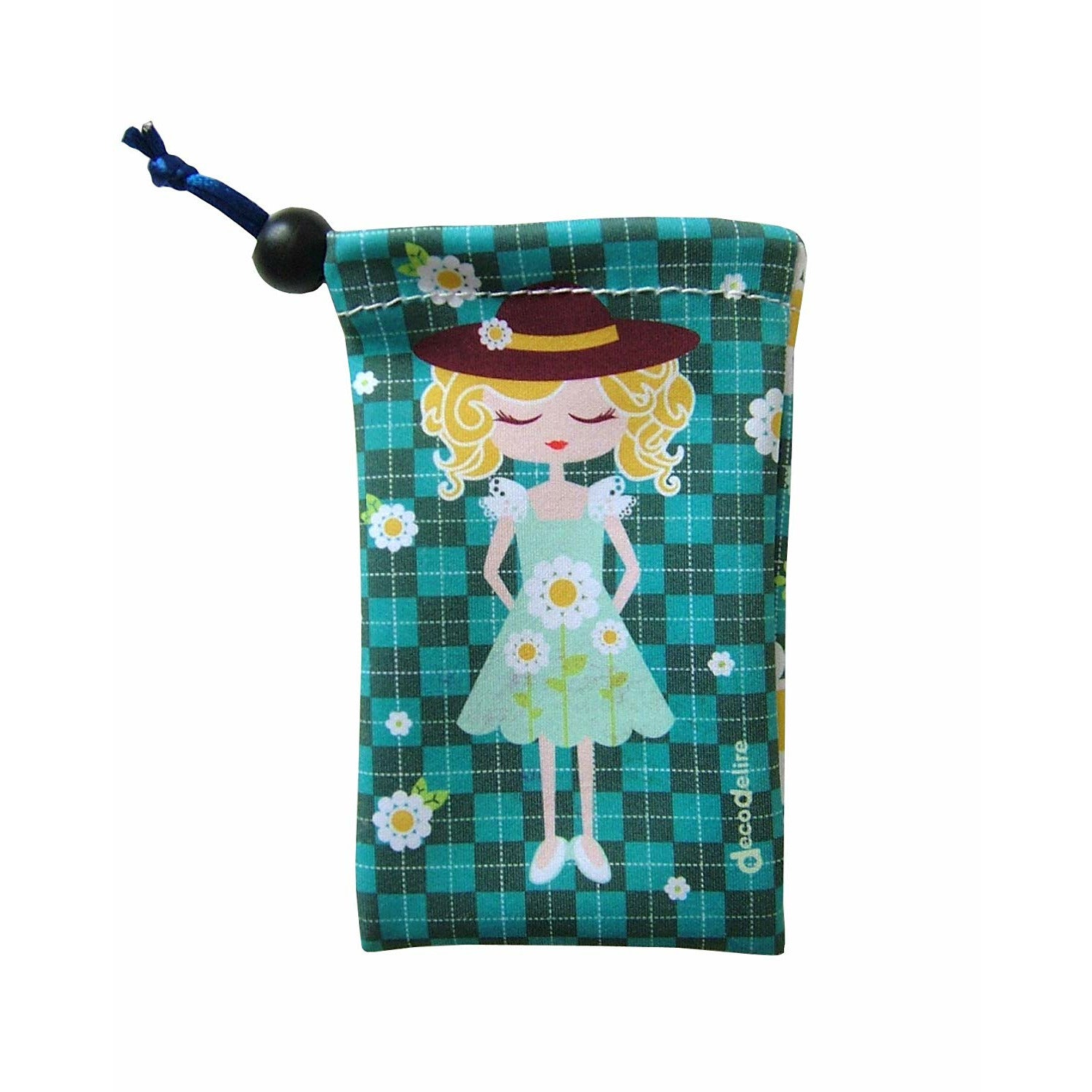 Decodelire Pouch, Blond Lola with hanging string - Home Decors Gifts online | Fragrance, Drinkware, Kitchenware & more - Fina Tavola