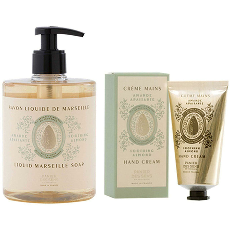Almond Liquid Marseille Soap & Hand Cream Set - Home Decors Gifts online | Fragrance, Drinkware, Kitchenware & more - Fina Tavola