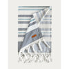 Bricini Sardinia Yatch & Beach Towel 35"x72" Multicolor Stripes - Home Decors Gifts online | Fragrance, Drinkware, Kitchenware & more - Fina Tavola