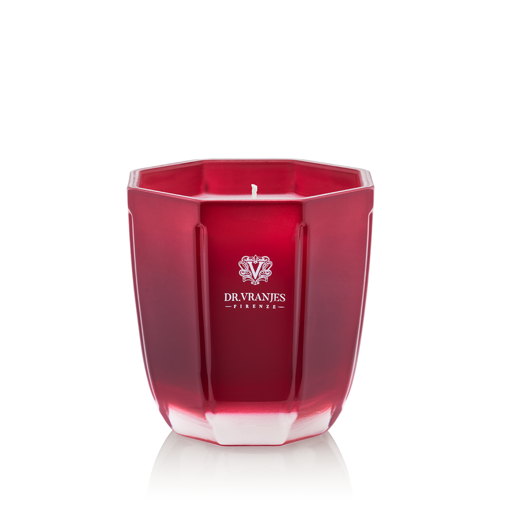 Dr. Vranjes Rosso Nobile Scented Candle Tormaline Vase Red - Home Decors Gifts online | Fragrance, Drinkware, Kitchenware & more - Fina Tavola