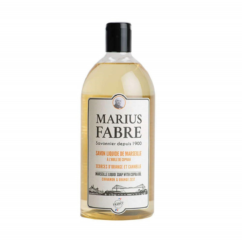 Marius Fabre Cinnamon and Orange Zest Marseille Liquid Soap Refill - Home Decors Gifts online | Fragrance, Drinkware, Kitchenware & more - Fina Tavola