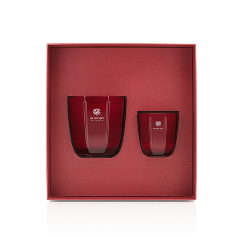 Dr. Vranjes Rosso Nobile Scented Candles in a Tormalina Vase in a Red Box - Home Decors Gifts online | Fragrance, Drinkware, Kitchenware & more - Fina Tavola