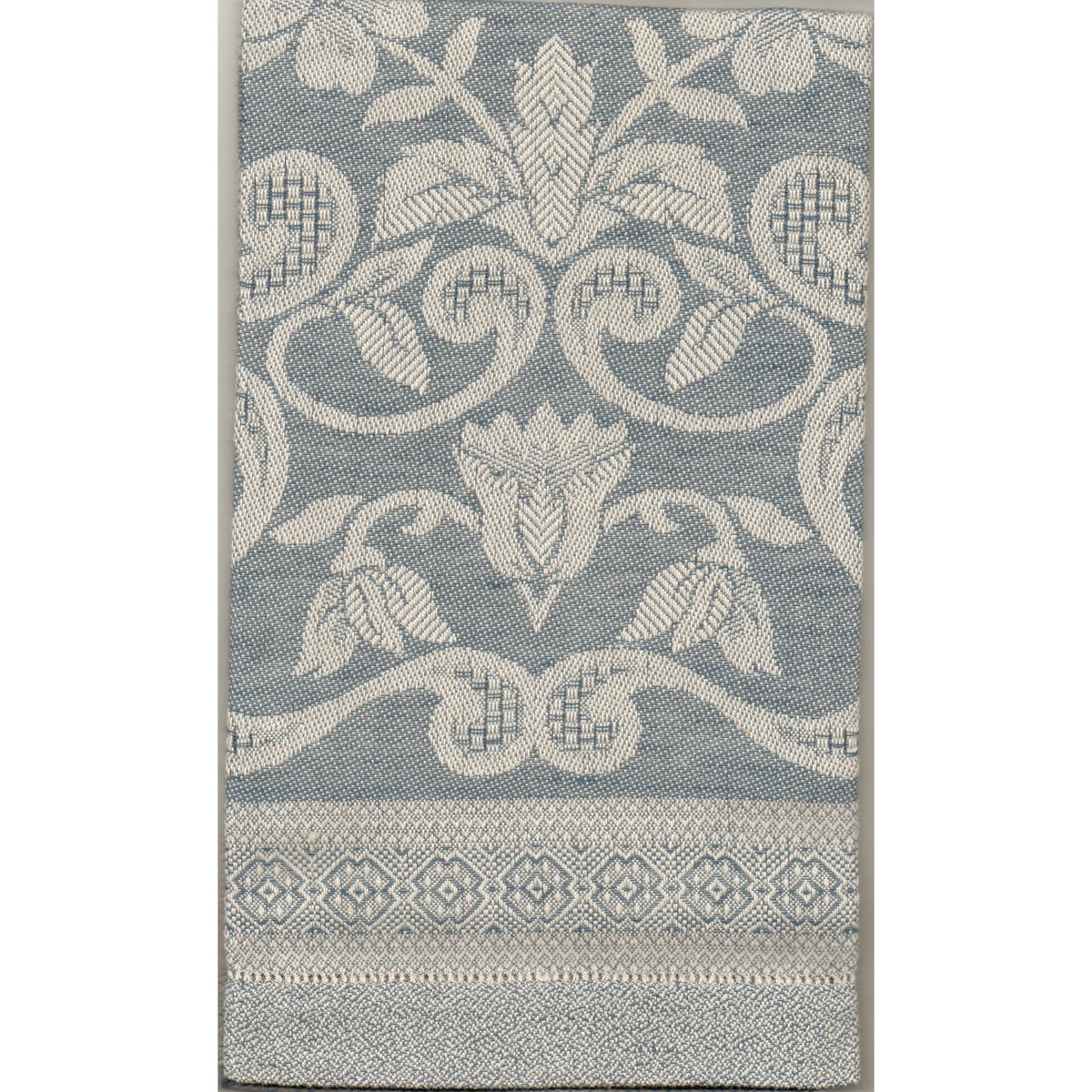 Tessitura Pardi Damasco Navy Blue Small Guest Towel