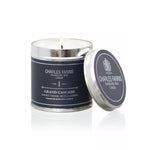 Charles Farris Grand Cascade Scented Tin Candle | Smoky Cedar, Moss and Amber