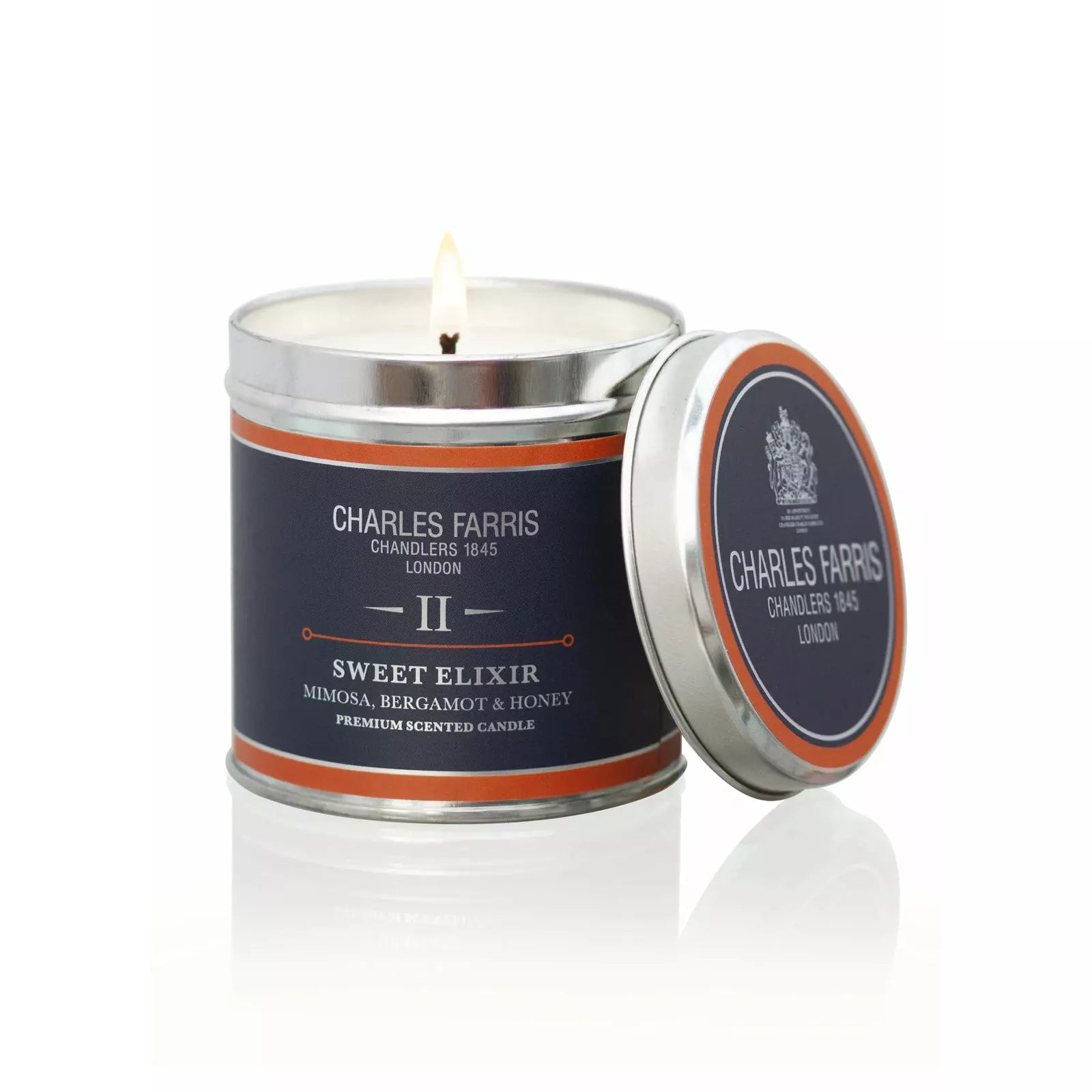 Sweet Elixir Scented Tin Candle | Mimosa, Bergamot & British Honey