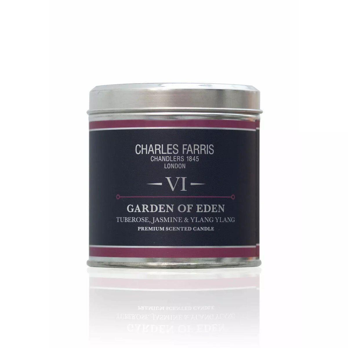 Garden of Eden Scented Tin Candle | Tuberose, Jasmine and Ylang Ylang