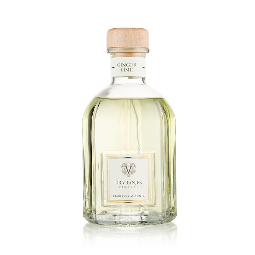 Dr. Vranjes Ginger Lime luxury reed diffuser glass bottle