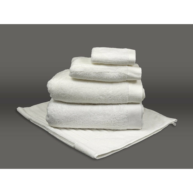 Garnier Thiebaut Hotel Collection Luxury Plush White Bath Towels Set  6-Pieces