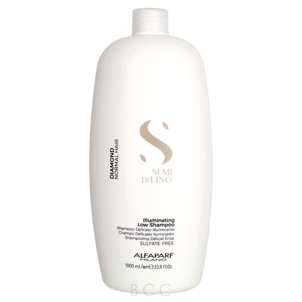 AlfaParf Milano Semi Di Lino Diamond Illuminating Low Shampoo (Normal Hair) - 1000ml/33.8oz - Home Decors Gifts online | Fragrance, Drinkware, Kitchenware & more - Fina Tavola
