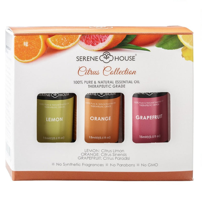 Essential Oils Citrus Collection - Grapefruit, Orange, Lemon 15 ml - Home Decors Gifts online | Fragrance, Drinkware, Kitchenware & more - Fina Tavola