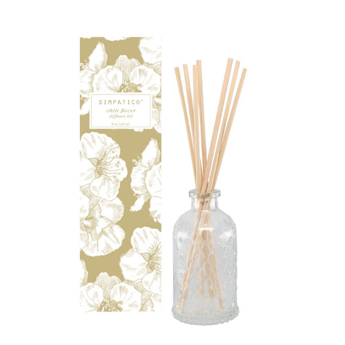 Simpatico Diffuser Kit White Flower 8 oz - Home Decors Gifts online | Fragrance, Drinkware, Kitchenware & more - Fina Tavola