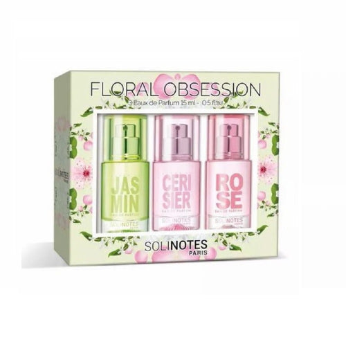 Floral Obsession Jasmin, Rose Cherry Eau de Parfum (Set of 3 x 15ml) - Home Decors Gifts online | Fragrance, Drinkware, Kitchenware & more - Fina Tavola