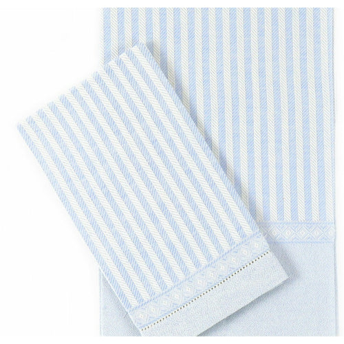 Tessitura Pardi Iris Sky Blue Italian Hand Towel