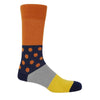 Peper Harow Mayfair Luxury Men's Socks | Burnt Orange