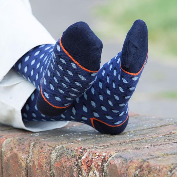 Peper Harow Disruption Men's Socks | Navy