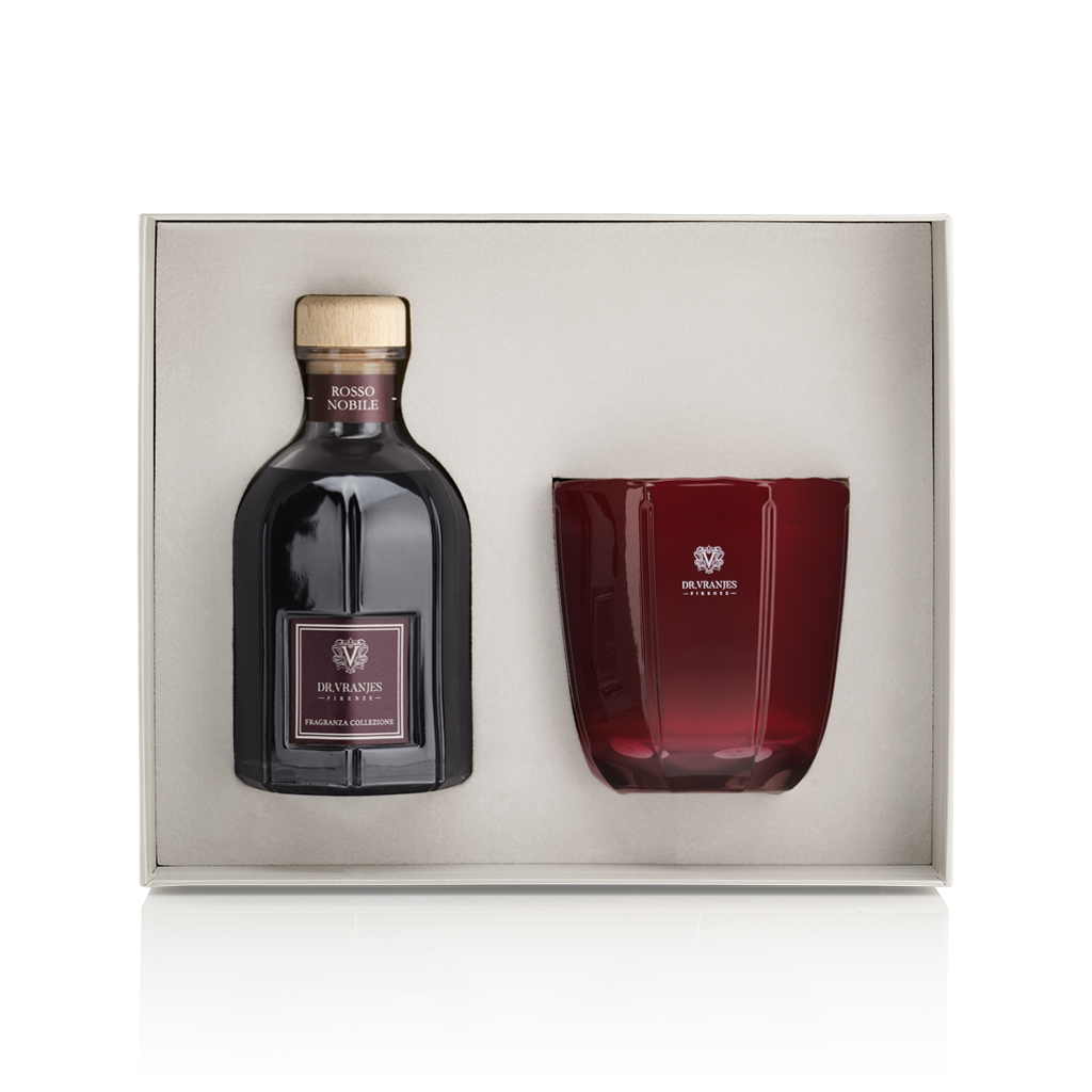 Dr. Vranjes Firenze Luxury Rosso Nobile 500 ml Diffuser & 500 Candle in a  Giftbox