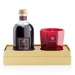 Reed Diffuser & Scented Candle Gold Gift Set | Rosso Nobile 250ml