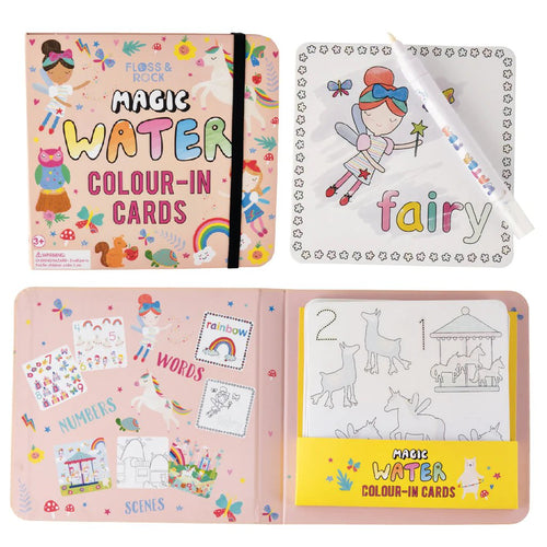 Floss & Rock Color Changing Water Cards and Pen | Rainbow Fairy