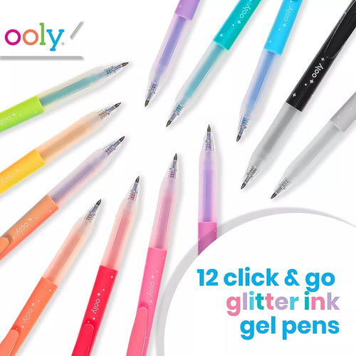 OOLY Oh My Glitter! | Retractable Glitter Ink Gel Pens