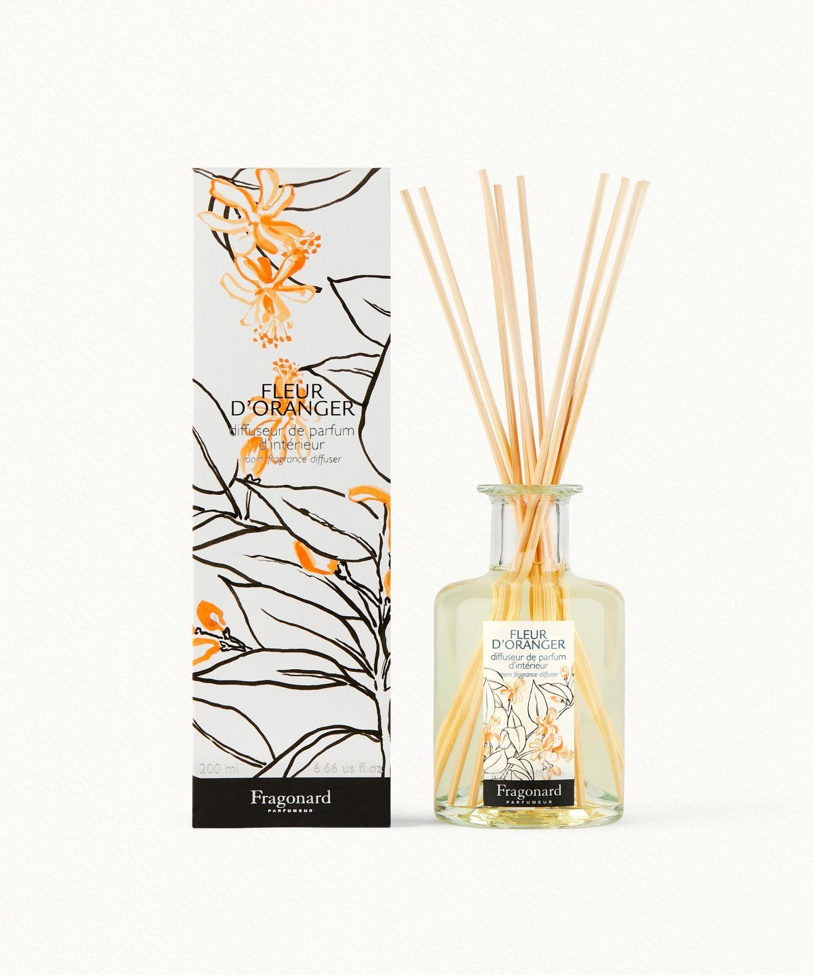 Fragonard French Orange Blossom Reed Diffuser | 200ml