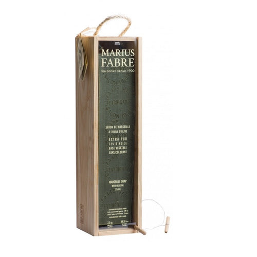 Marius Fabre Marseille Soap Block in a Wood Box - Home Decors Gifts online | Fragrance, Drinkware, Kitchenware & more - Fina Tavola