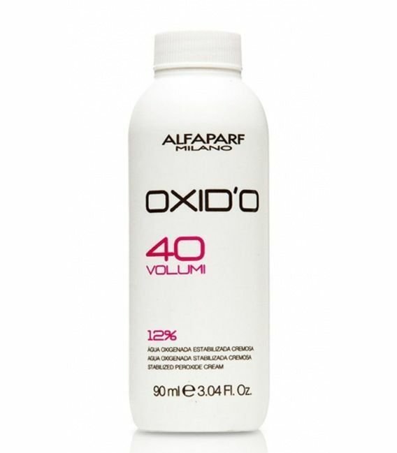 Alfaparf Milano Oxid'o 40 Volume 12% Peroxide Cream Developer - 3.04 oz