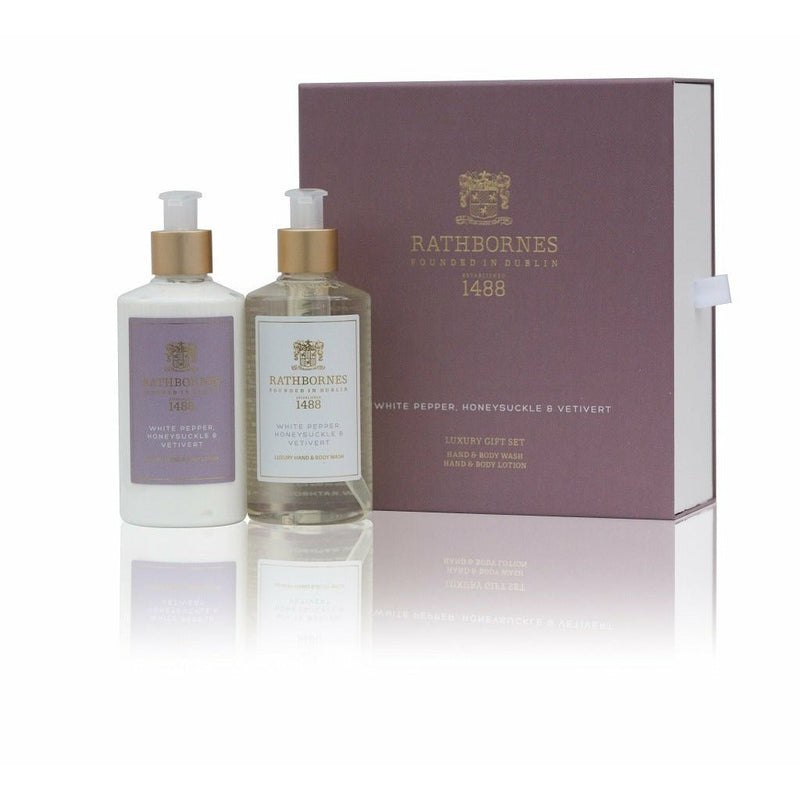 Rathbornes White Pepper Luxury Hand & Body Wash with Lotion Set - Home Decors Gifts online | Fragrance, Drinkware, Kitchenware & more - Fina Tavola