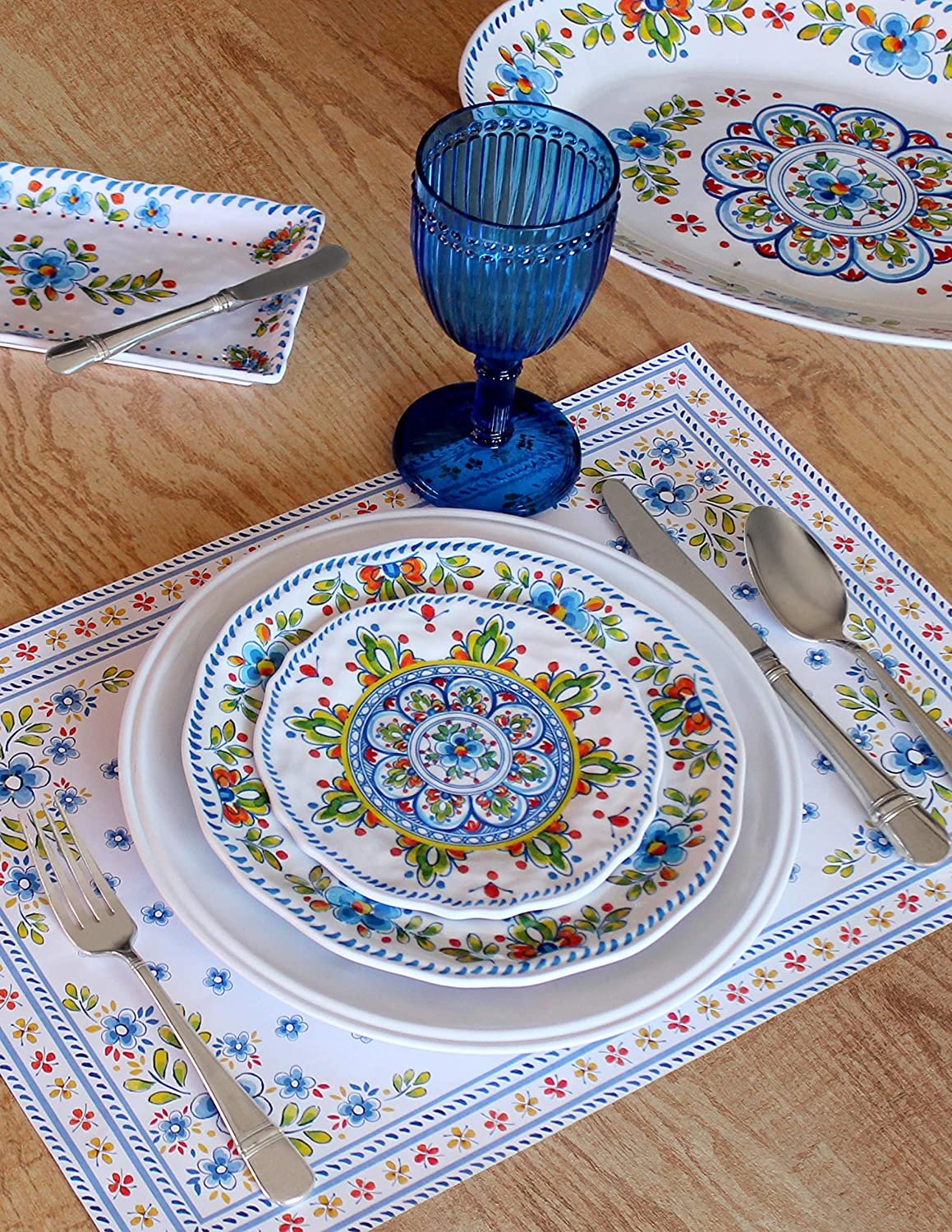 Le Cadeaux Madrid White Melamine Dessert Bowls | Set of 4