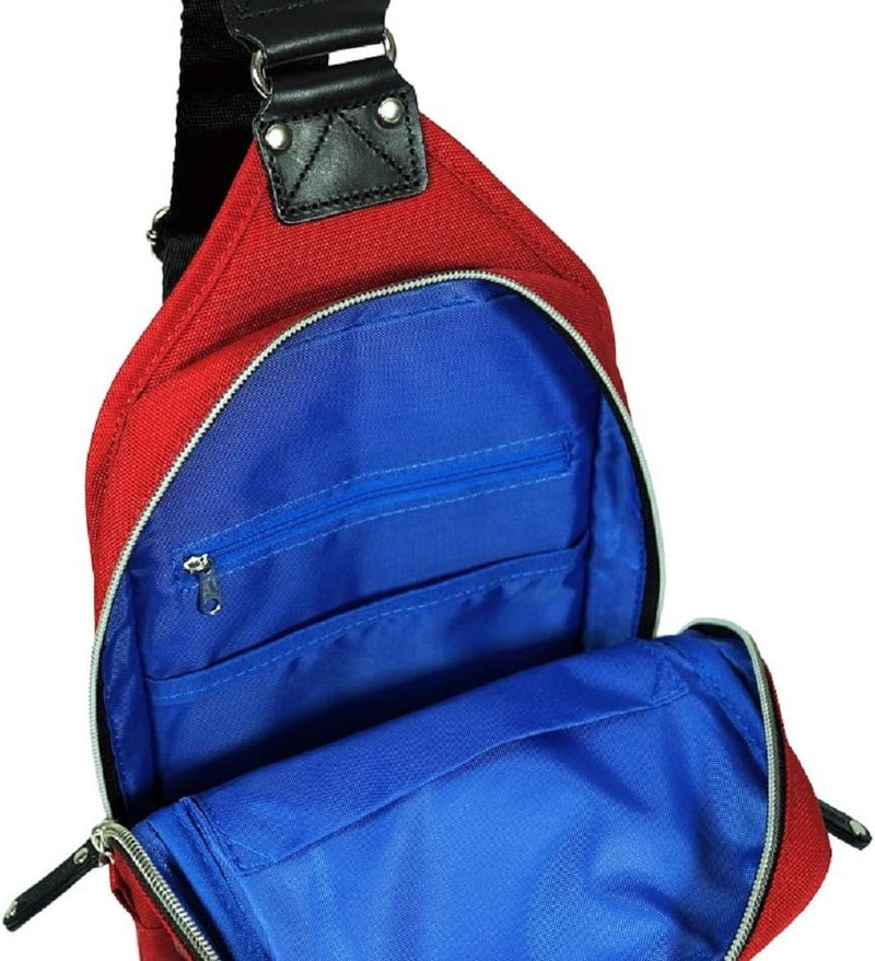 Sling Pack Mono Shoulder Crossbody Bag | Red