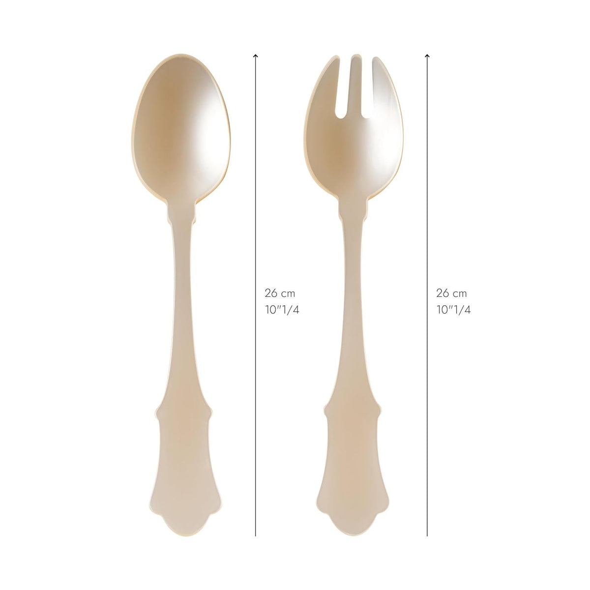 Old Fashion Honorine Salad Serving Set | Pearl