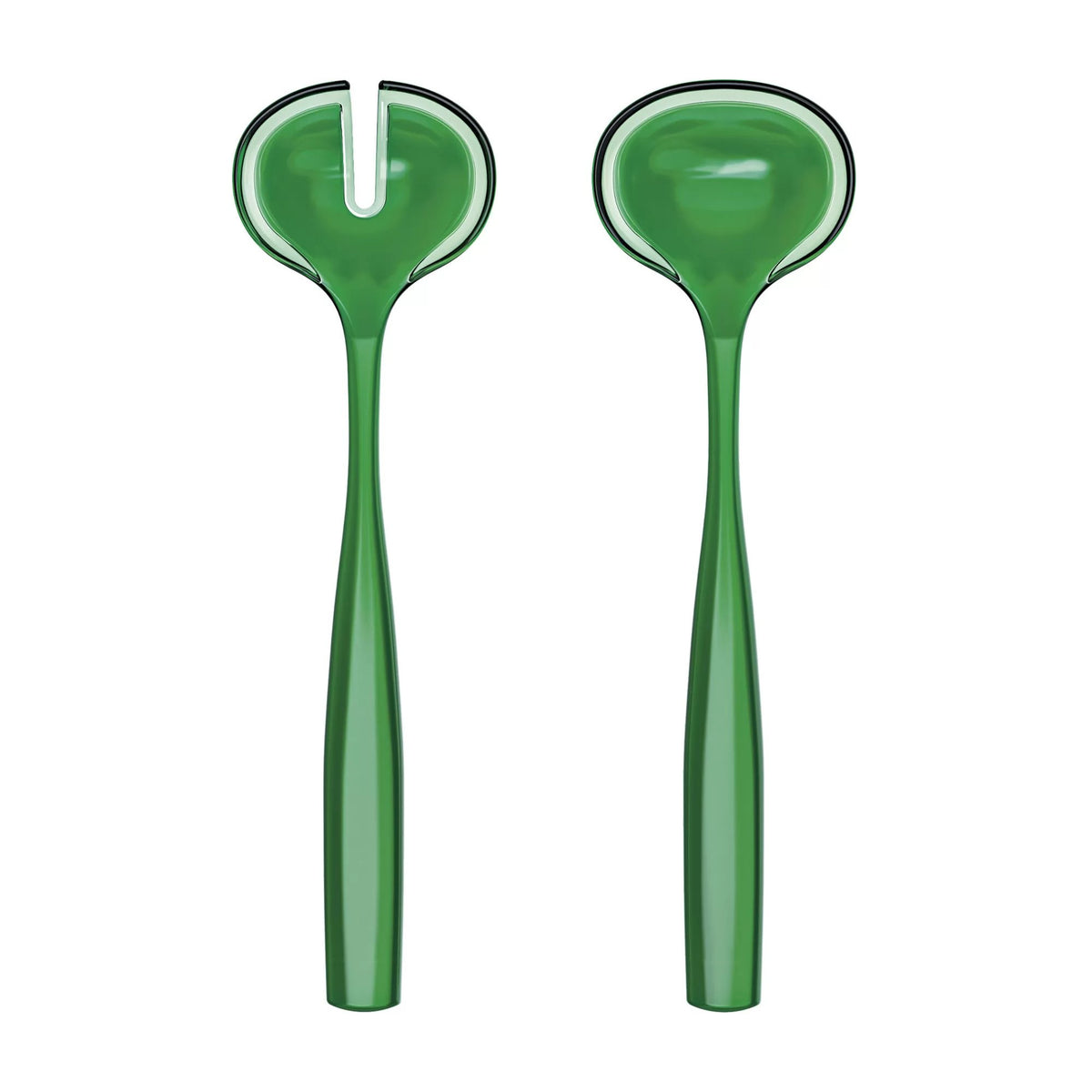 Dolcevita Salad Server Set | Emerald Green