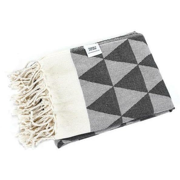 Black Pyramid Turkish Towel - Home Decors Gifts online | Fragrance, Drinkware, Kitchenware & more - Fina Tavola