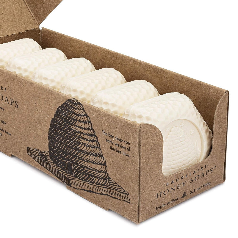Baudelaire Honey Royal Jelly Bar Soap Gift Set Moisturizing | Set of 6