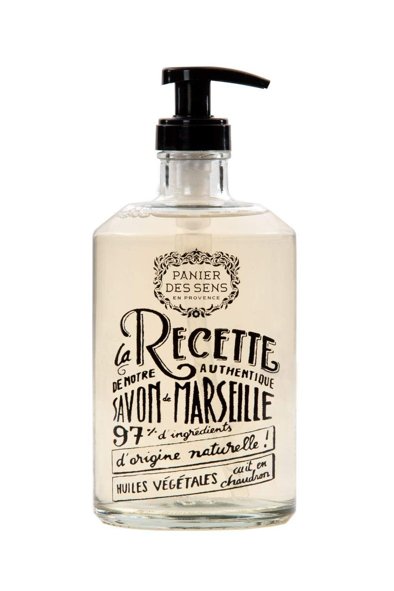 Liquid Marseille Soap - Collector Glass Bottle 16 Fl Oz | Rejuvenating Rose